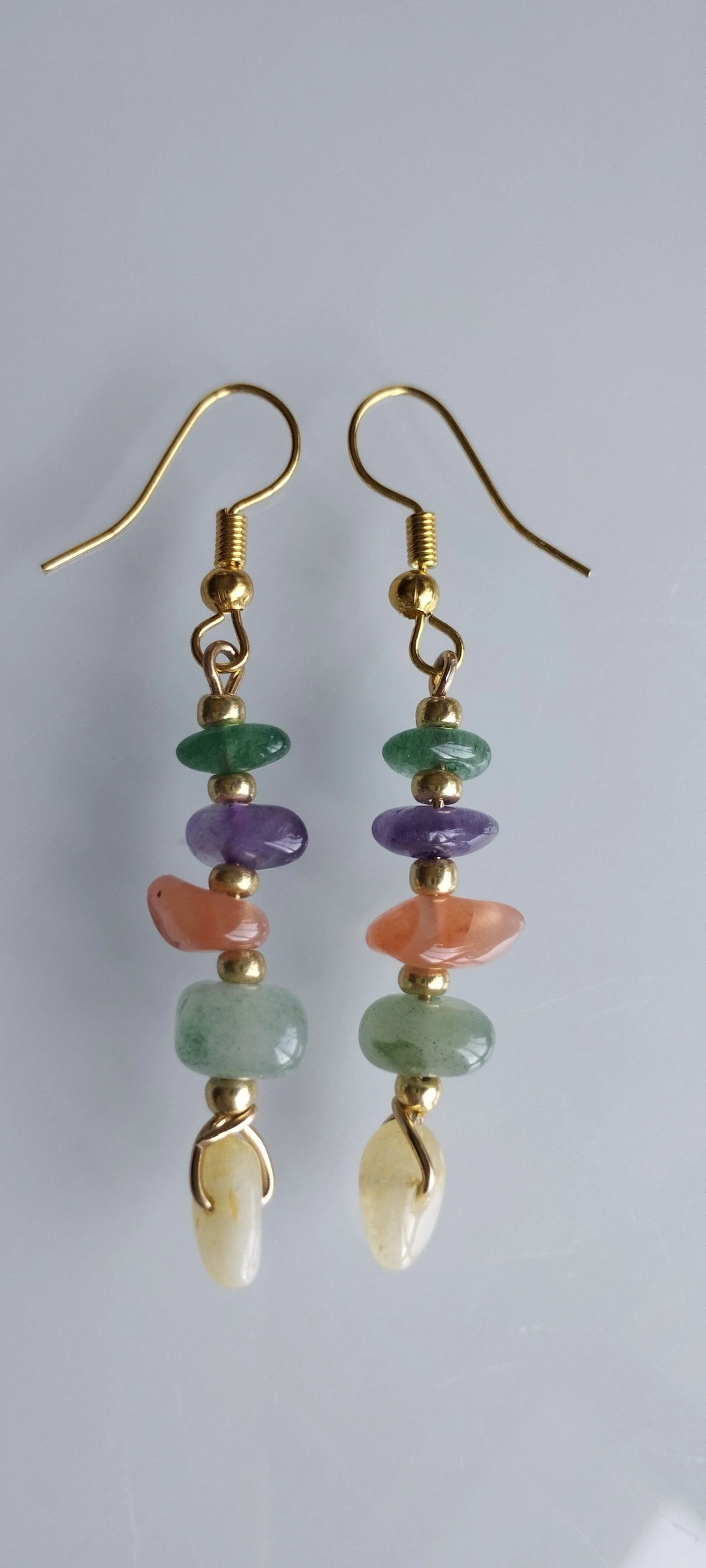 🧿🌈🧸Beautiful Natural Agate Earrings🧸🌈🧸 – photo 6